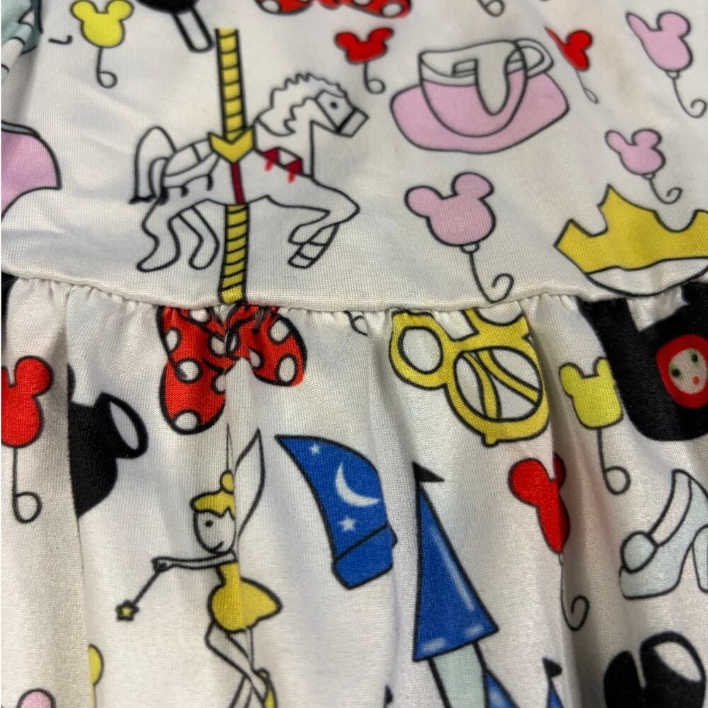 Boutique Disney Inspired Magic Kingdom Flutter Sleeve Girls Dress - Toddler 3T - Picture 2 of 4